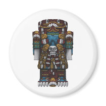 Coatlicue Fridge Magnet