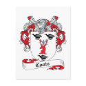 Coats Family Crest postcards