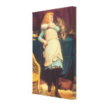 Coaxing Better Than Teasing Charles Burton Barber Stretched Canvas Print