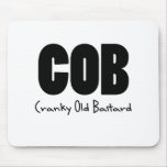COB black Mouse Pads