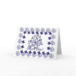 Cobalt Blue Thank You Card