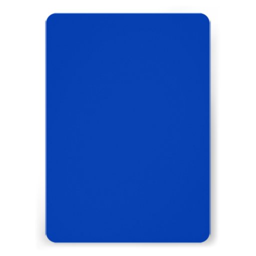 Cobalt Blue Yellow Gerber Daisy Wedding Invitation