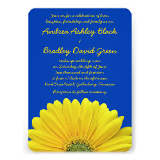 cobalt blue butterfly wedding invitation cards