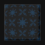 Cobalt Snow Magnets