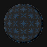 Cobalt Snow Refrigerator Magnets
