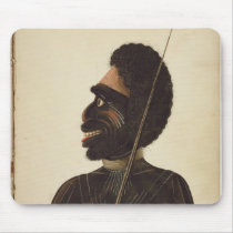 Cobbawn Wogi, native chief of Port Stephen Mouse Pads