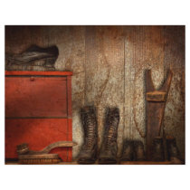Cobbler - The shoe shiner 1900  Full Color Flyer
