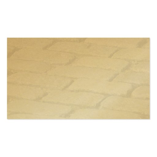 Cobblestone Abstract Business Card (back side)