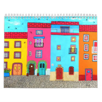 Cobblestone Streets of Sardinia Wall Calendars