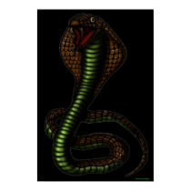 Cobra art poster posters by vitaliy Cobra art poster posters