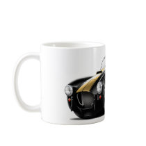 Cobra Black-Gold Car Coffee Mugs