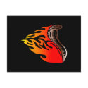 cobra flames design postcards by doonidesignsanimals cobra flames design postcards