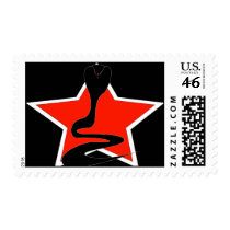 Cobra postage stamp by ValeriesGallery Cobra postage stamp