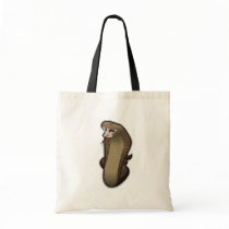 Cobra snake ready to strike bags
