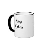 Cobra Stare, King Cobra mugs