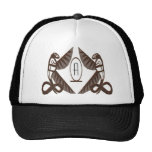 cobras reales (oro) gorros bordados