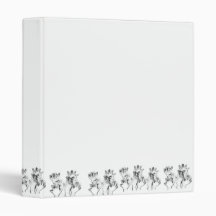 Cobweb Hands 3 Ring Binder