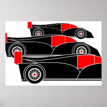 Coche de competición - coche virtual impresiones