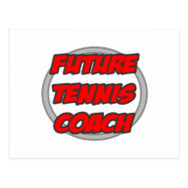 Coche de tenis futuro tarjetas postales