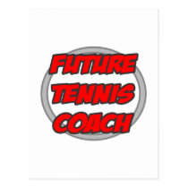 Coche de tenis futuro tarjetas postales