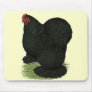 Cochin:  Black Hen Mouse Pads