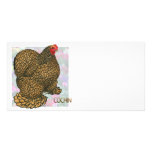 Cochin:  Gold-laced Hen Photo Card
