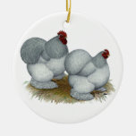 Cochin:  Self Blue Christmas Tree Ornaments