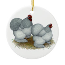 Cochin:  Self Blue Christmas Tree Ornaments