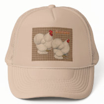 Cochin:  White Bantams Trucker Hat
