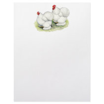 Cochin:  White Bantams letterhead