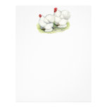 Cochin:  White Bantams Letterhead Design