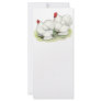Cochin:  White Bantams Rack Card Design