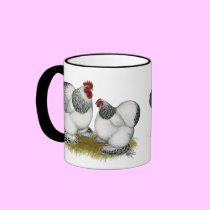 Cochins:  Columbian Bantams mugs
