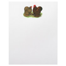 Cochins:  Golden-laced Letterhead Template