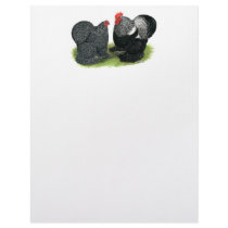 Cochins:  Silver-penciled Custom Letterhead