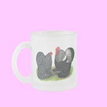 Cochins:  Silver-penciled mugs