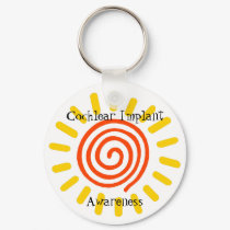 Cochlear Implant Awareness Keychain