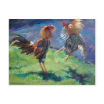 Cock Fight postcards