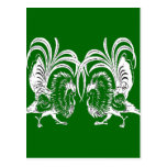 COCK FIGHT POSTCARDS