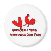 Cock Fighting magnets by godless_heathen Cock Fighting magnets