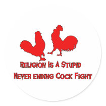 Cock Fighting stickers by godless_heathen Cock Fighting stickers