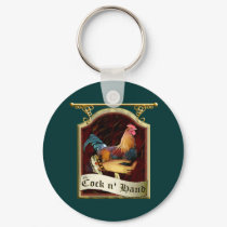 Cock n' Hand Pub Sign keychains