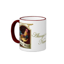 Cock n' Hand Pub Sign mugs by EnglishTeePot Cock n' Hand Pub Sign mugs