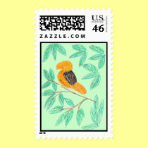 Cock o the Rock by Wendy C. Allen postage