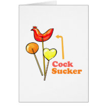 COCK SUCKER T-SHIRT cards