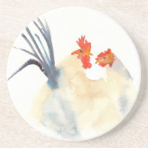 Cocka-doodle-dear Coaster