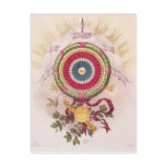 Cockade, emblem of 1848 postcard