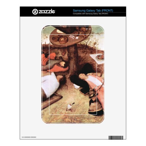 Cockaigne by Pieter Bruegel Samsung Galaxy Tab Decal