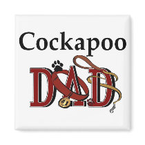 Cockapoo DAD Gifts Magnets