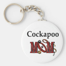 Cockapoo Dog Mom Gifts Key Chains